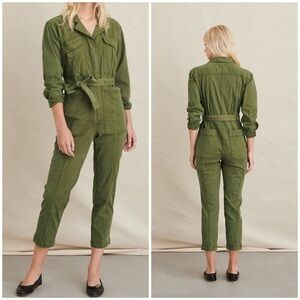 Alex Mill Expedition Jumpsuit Army Olive Twill